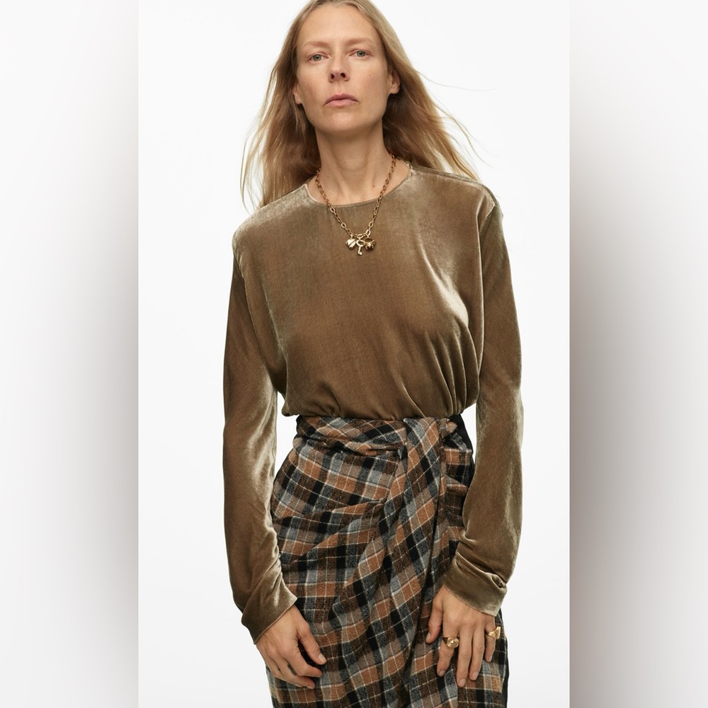 Zara Velvet Top Limited Edition